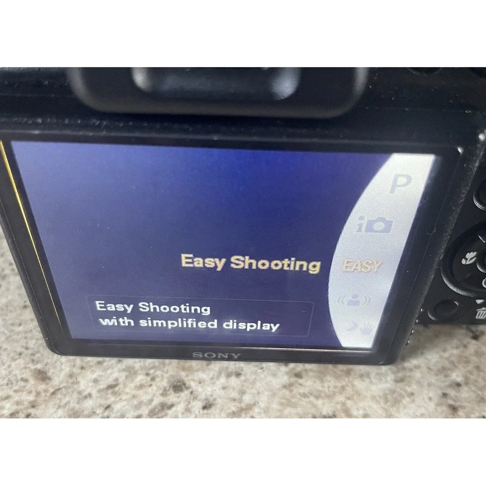 PARTS ONLY ‼️ SONY‎ CYBERSHOT DSC-HX1 DIGITAL CAMERA 9.1 MEGAPIXEL 20 ZOOM READ